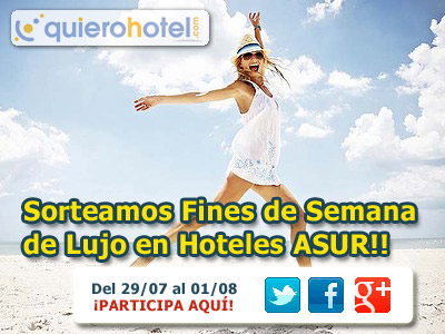 3 Fines de Semana GRATIS en Hoteles 4* ASUR de Huelva