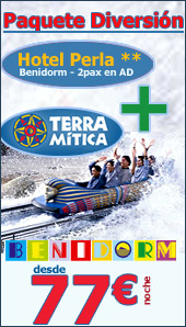 Ofertas Hotel la Perla ** + Entradas Terra Mítica