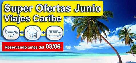 Viajes Caribe, Paquetes ahora al 40% DTO